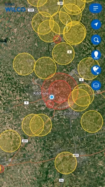 Use the Interactive Airspace Map screenshot